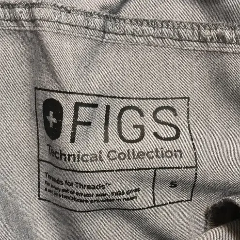 FIGS  technical collection charcoal gray scrub pants size small