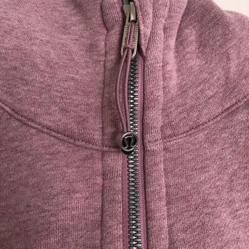 Lululemon Scuba Oversized Half-Zip Hoodie Heathered Pink Taupe XS/S