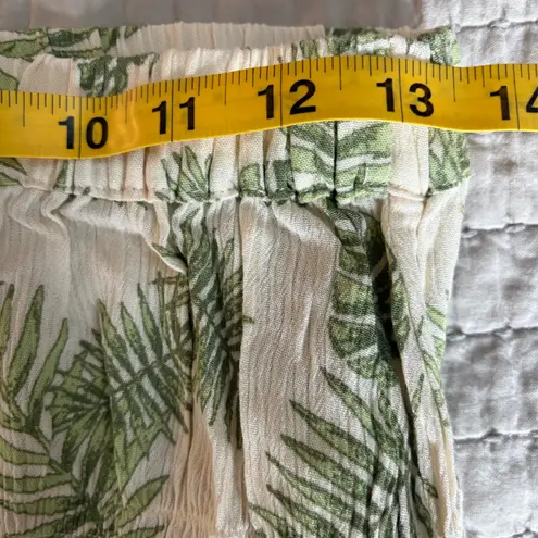 Elodie  Leaf Print Cream Skirt Size Medium NWT - Image 4