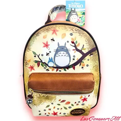Her Universe **Last One***Studio Ghibli My Neighbor Totoro Fall Leaves Mini Backpack