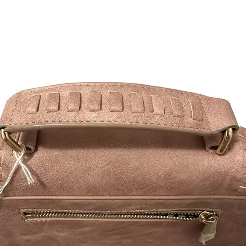 Urban Expression Urban Expressions Khloe Woven Vegan Leather Convertible Flap Crossbody Bag