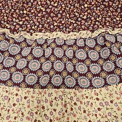 Lucy Love 💕💕 Free & Easy Mini Skirt ~ Multi- Color Floral Print Medium