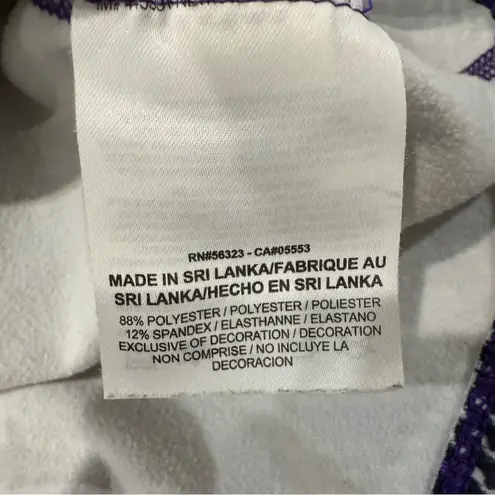 Nike  Pro Hyperwarm Cowl Neck Pullover Training Top Women’s Large Purple Nordic