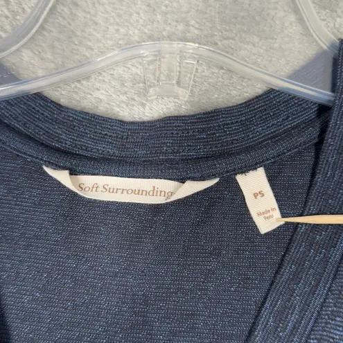 Soft Surroundings Dress Women Small Petite Anneli Midi Dress Bohemian Lagenlook