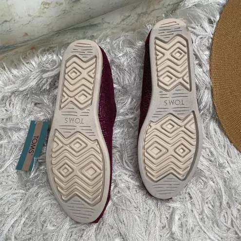 Toms New in Box Women’s  Alpargata Holiday Look Ribbed Glitter - Image 7