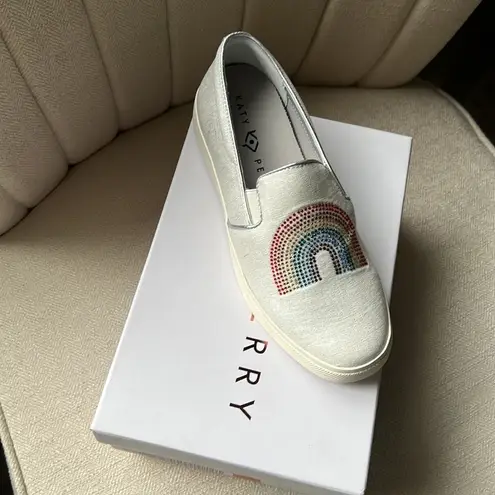 The Kerry Canvas Rainbow Applique Slip