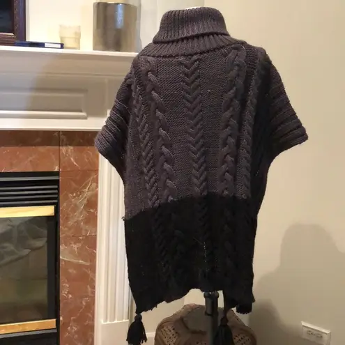 BCBGeneration BCBG Turtleneck Sweater Poncho - Image 5