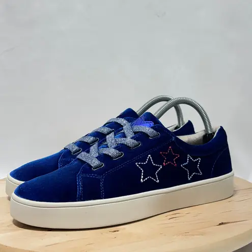 Revitalign Orthotic x Shawn Killinger Malibu Blue Velvet Sneaker NWOB