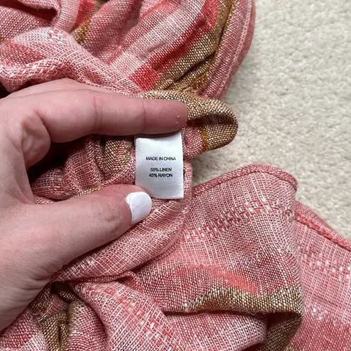 Drew Anthropologie: Orange Striped Strapless Jumpsuit