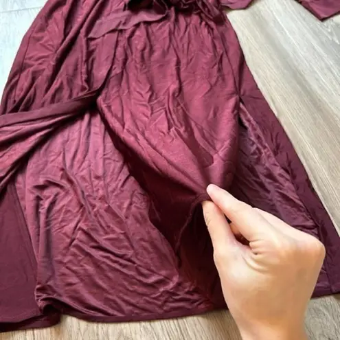 L'Agence Cameron Purple Maxi Shirt Dress Size XS NWT