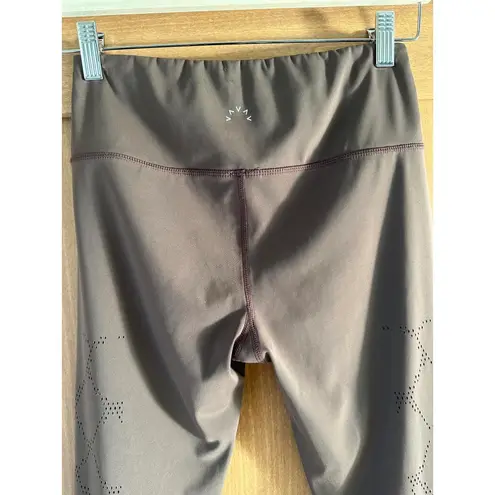 Varley Hughes Laser Cut High Rise Leggings in Braken Brown Women’s size Small