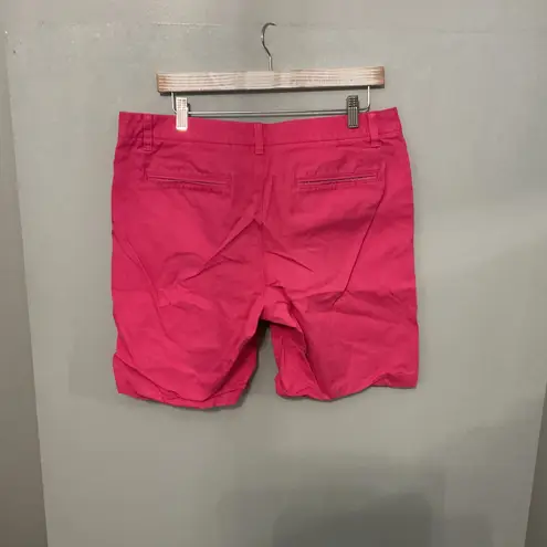 BONOBOS Pink Cotton Flat Front Shorts Women's Size 33