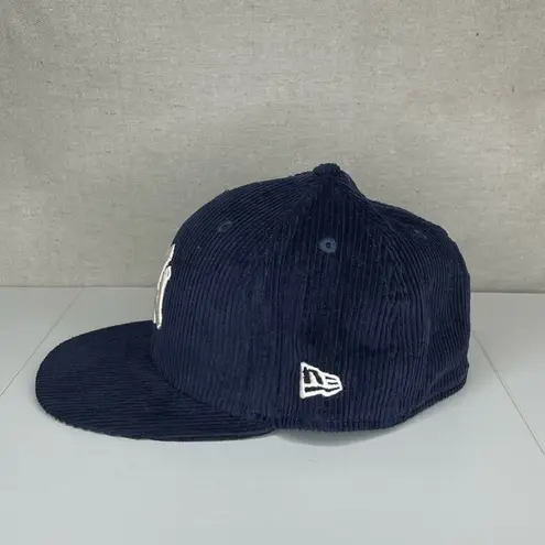 New Era Cap NWT Navy Blue New York Yankees MLB Baseball Corduroy New Era Fitted Cap Hat size 8
