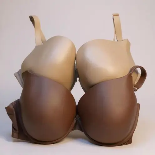 Cacique Set of 2 Full Coverage Bra Smooth Everyday Comfort Underwire Size 44F