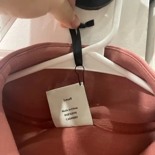 Varley NWT  Magnolia Half Zip Tank