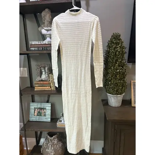 ROLLA'S Edgar Knit Maxi Dress Cream Womens Size Small White