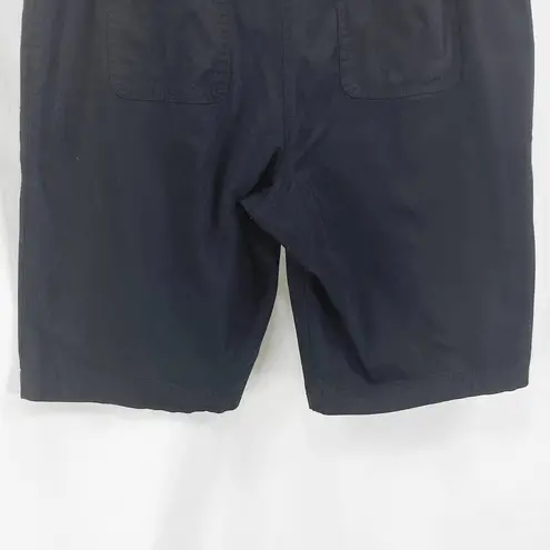 Karen Scott Black Straight Fit Tailored Chino Short