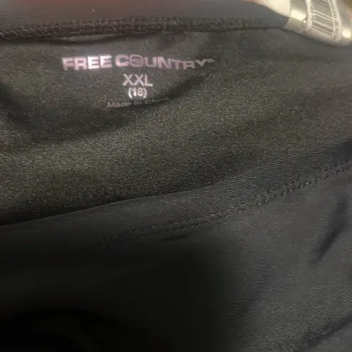 Free Country - XXL Black Women's Side Ruched…