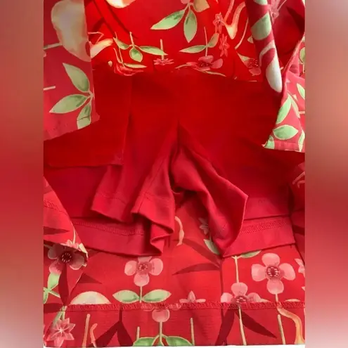 EP Pro Flamingo Golf Skort Size 6 Red