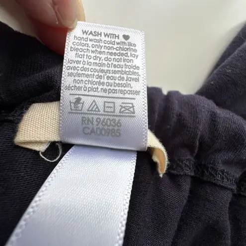 Eberjay Eberjey Heather Cropped Pant Blue Deep Sea Size Small