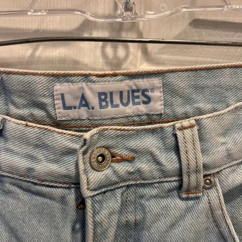 L.A. Blues Womens Jeans Light Wash High Rise Y2K Mom Jeans VTG Cotton Denim 12