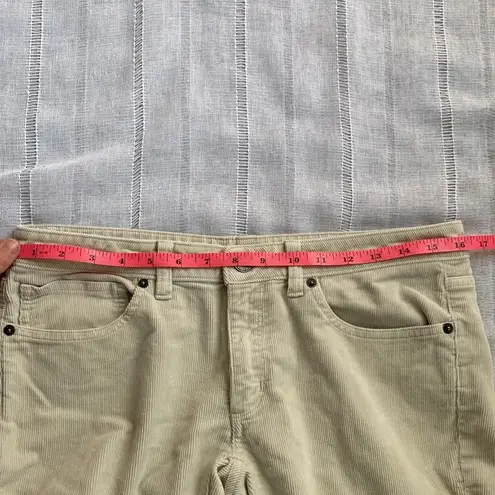 Patagonia  straight leg cream corduroy pants.