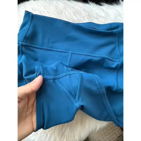 Lululemon align biker shorts size 6 Blue