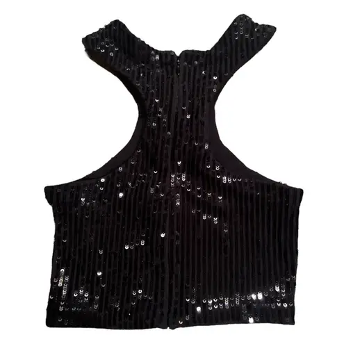 Retrofête NWOT RETROFETE Audra Sequin Knit Racerback Top