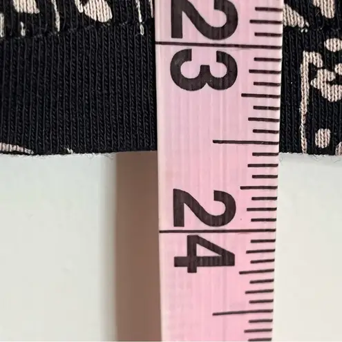 Christopher & Banks Christopher & Banks Black Red Full Zip Shirt Size Medium Giraffe Zebra Safari