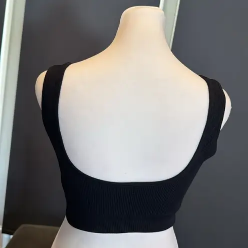 Women’s Black Activewear Set 2 Workout Tops & Leggings Size M NEW Size M