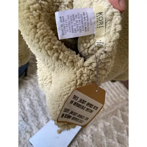 Kori Fleece Sherpa Jacket Reversible Buttery Soft Ski Snow Bunny Winter Cozy S