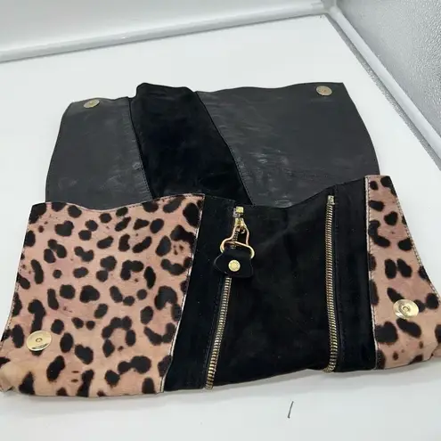 Jimmy Choo Martha Pony and Suede Clutch