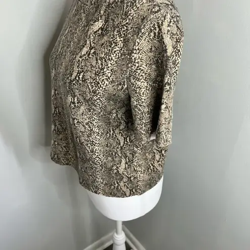 ZARA  copped short sleeved sweatshirt‎