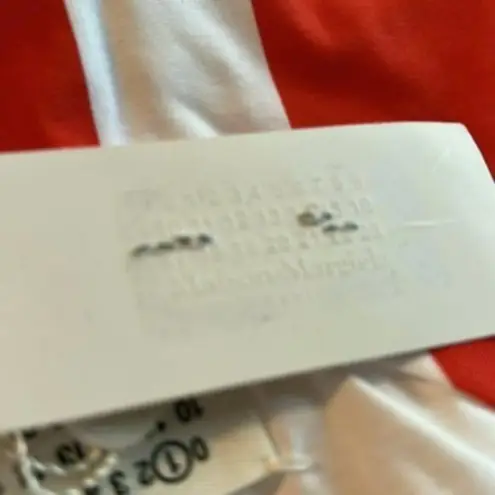 Maison Margiela Red and white crew neck T shirt M Size M