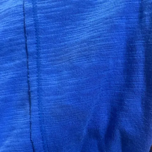 Soft Surroundings Marchesa periwinkle blue space dye pleated raw edge dress sz S - Image 10