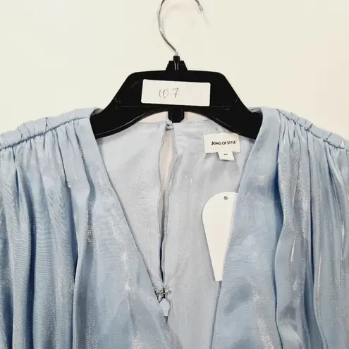 Song of Style Tucker Mini Dress in Clearwater Blue XS