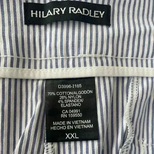 Hilary Radley 🆕 Seersucker Pull-On Ankle Pan XXL🆕