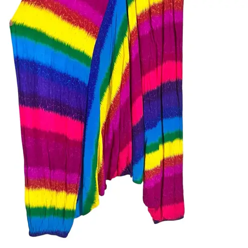 Shop Therapy Rainbow Striped Harem Pants Pink Size undefined