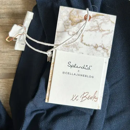 Splendid  x cella Jane blog navy jumpsuit