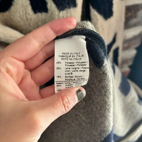 Ottod’Ame Tan Wool Blend Longline Open Sweater Coat