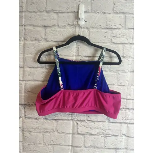 Decree Women’s NWT Tropical Print Tankini Top Beach Vacation Summer Size 2X