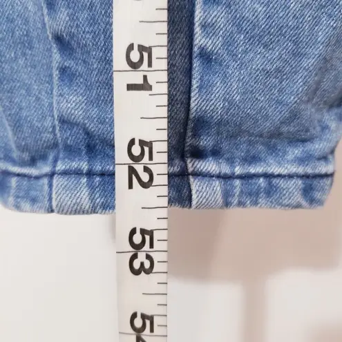 Something Navy Cotton Blend Denim Boilersuit Overall Jeans with Pockets