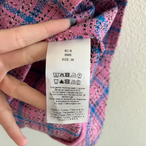 Ganni Check Suiting Mini Dress