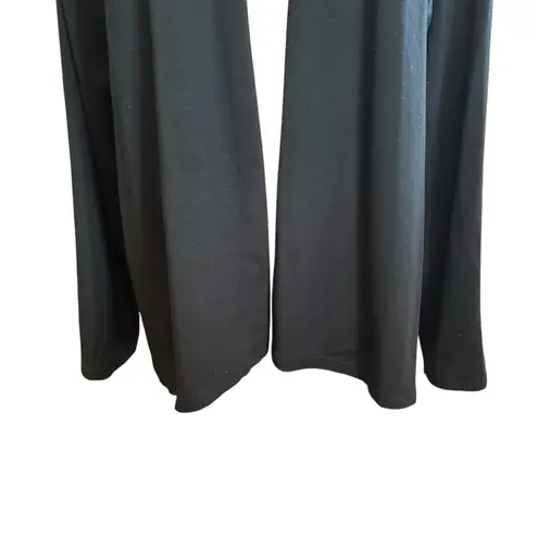 J. Jill Wearever Cardigan Jersey Duster Sweater Top Black Open SZ M Soft Slinky Size M