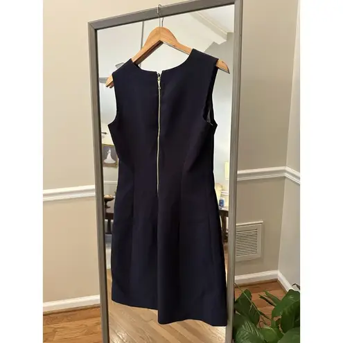 Kate Spade  Saturday Dress Women Size 0 Navy Blue Mini Dress Sleeveless