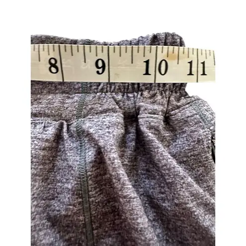 Lululemon Hotty Hot Short Rise 4" Heather Lux Multi Black/Gray Size 4 Gray