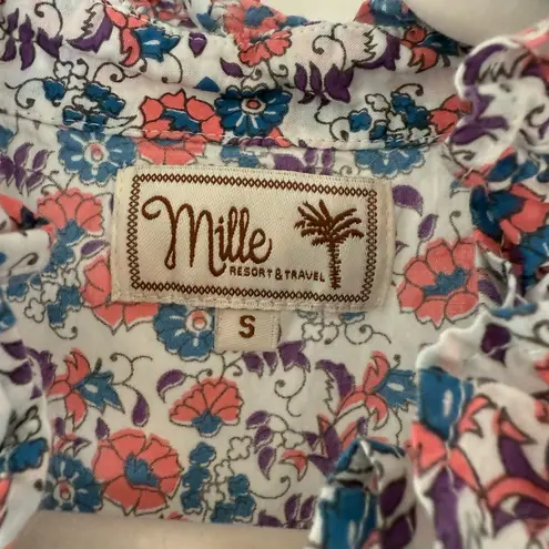 NWOT Millie Victorias Maxi Dress Floral Bluebell Size Small Purple
