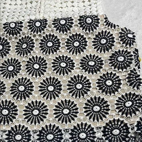 Endless Rose Black and White Boxy Cropped Tank