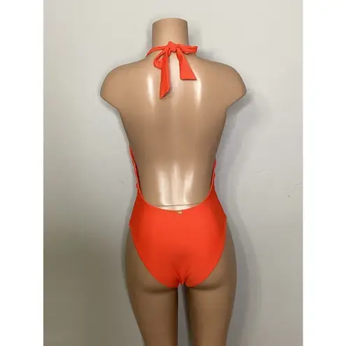 PilyQ New. tangerine twist front swimsuit