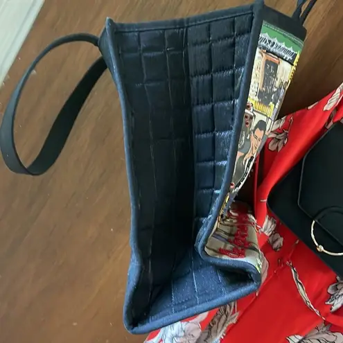 50s Retro beaded Italian bag purse Black